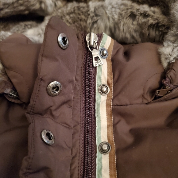 May & Pole down jacket real fur lined hood - Picture 3 of 7